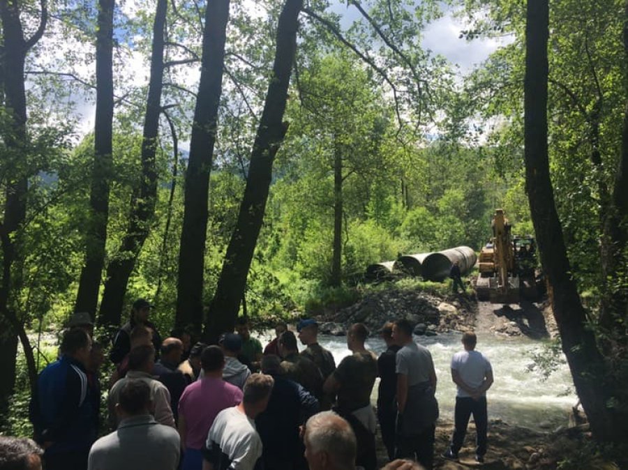 Sërish protesta kundër hidrocentralit në Shtërpcë