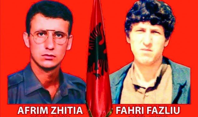 Rivarrosen heronjtë Afrim Zhitia, Fahri Fazliu, Bahri Fazliu dhe Agron Rrahmani