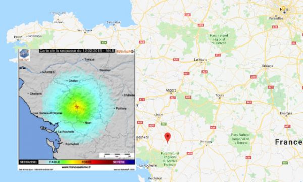 Franca goditet nga tërmeti, ka të lënduar
