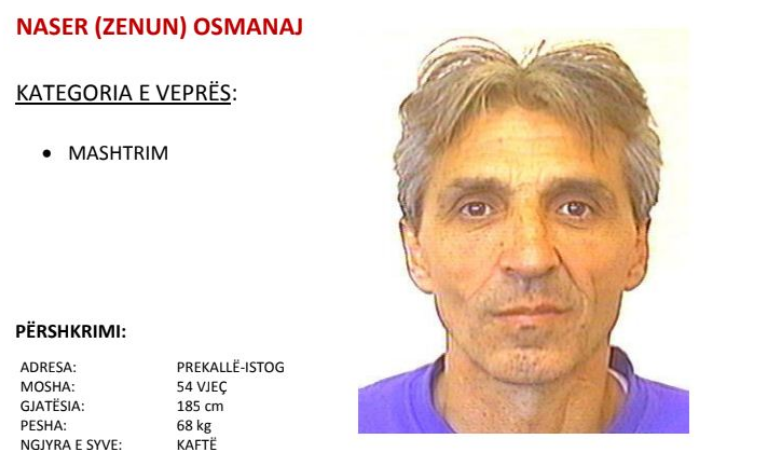 Fshihej në QKUK, policia e gjen dhe arreston Naser Osmanajn