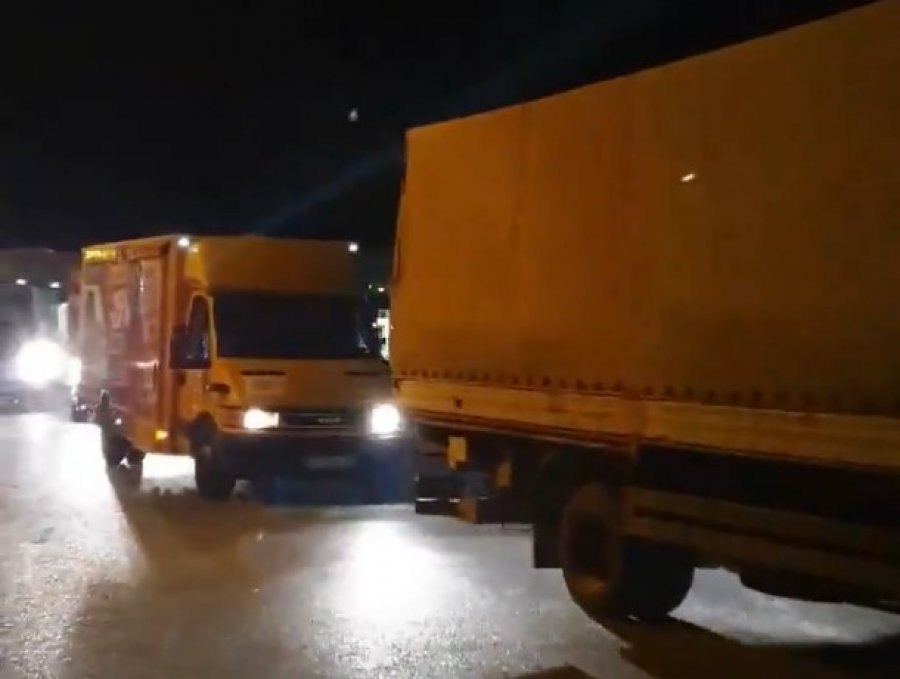Policia ndalon një kamion me bagëti, dyshohet se ishin të kontrabanduara
