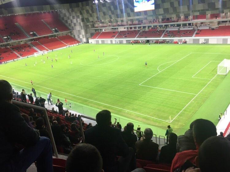 “Air Albania Stadium”/ Nis ndeshja testuese midis Apolonisë dhe Vllaznisë, të pranishëm zyrtarë të UEFA-s