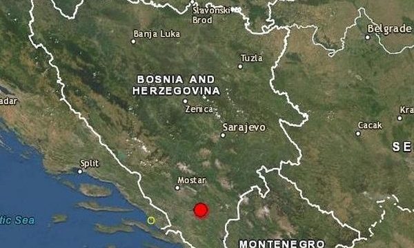 Një tërmet i fuqishëm e goditi edhe Bosnjën, është ndjerë dhe në Shkup