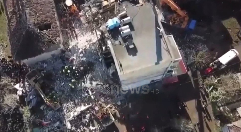 Publikohen pamjet nga droni pas tërmetit që goditi Shqipërinë
