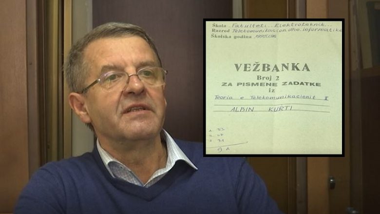Prezantohen provimet e Albin Kurtit gjatë studimeve, flasin profesorët e tij