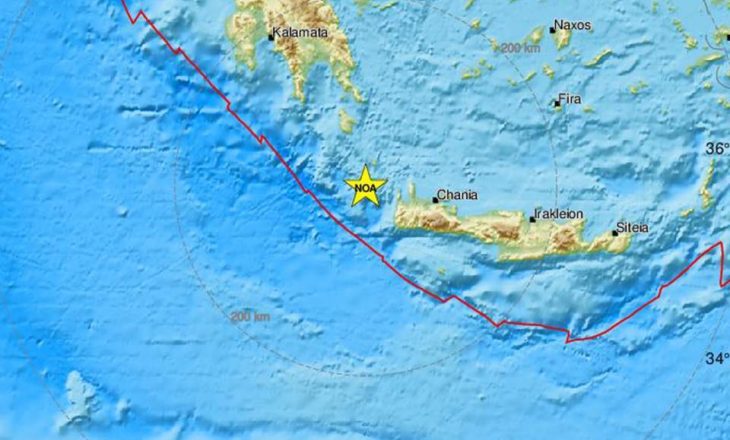 Dy tërmete të njëpasnjëshme ndjehen edhe në Shkup