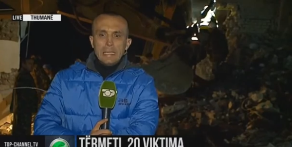 Rritet në 21 numri i viktimave të tërmetit, gazetari qan gjatë transmetimit live nga vendi i ngjarjes