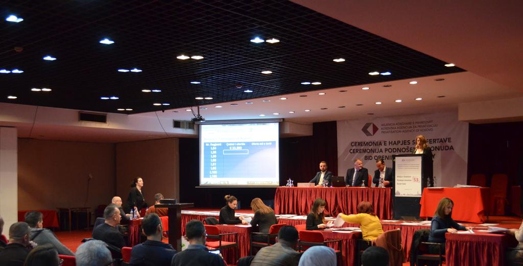 Agjencia Kosovare e Privatizimit shpalli rezultatet e shitjeve përmes likuidimit nr. 53