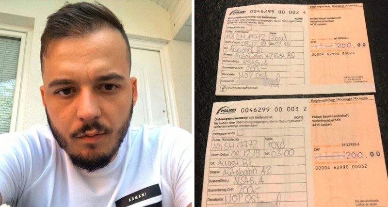 Shqiptari gjobitet 2 herë brenda 15 minutash