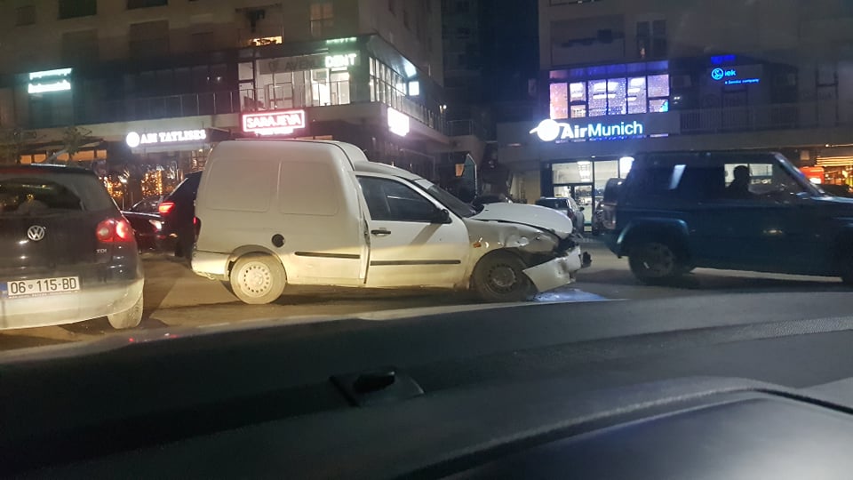 Aksident trafiku në Prishtinë