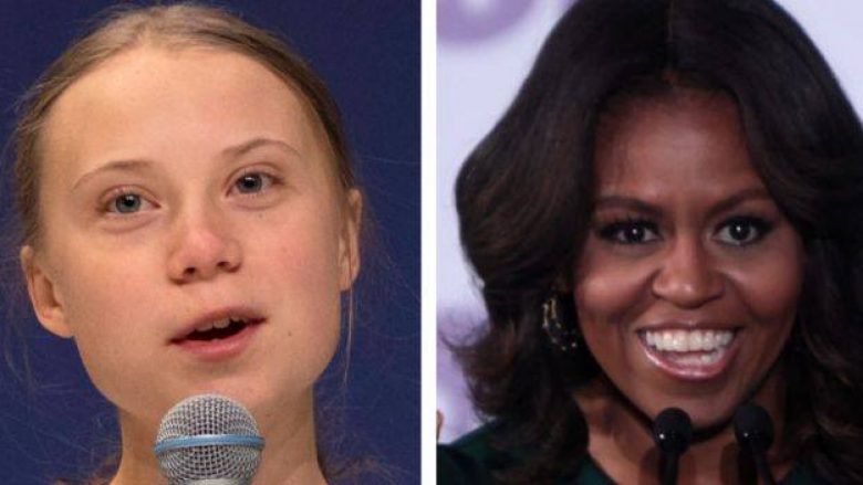Michelle Obama i del krah Greta Thunbergut, kundër kritikave të Trump-it