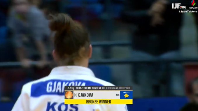 Nora Gjakova fiton medaljen e bronztë në Grand Prix Tel Aviv