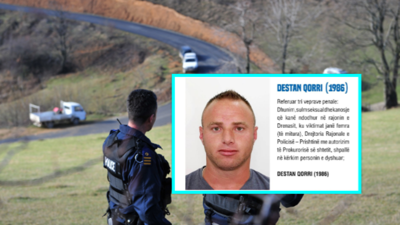 Policia kërkon ndihmën e qytetarëve në kapjen e këtij personi: Ka dhunuar disa vajza në Drenas