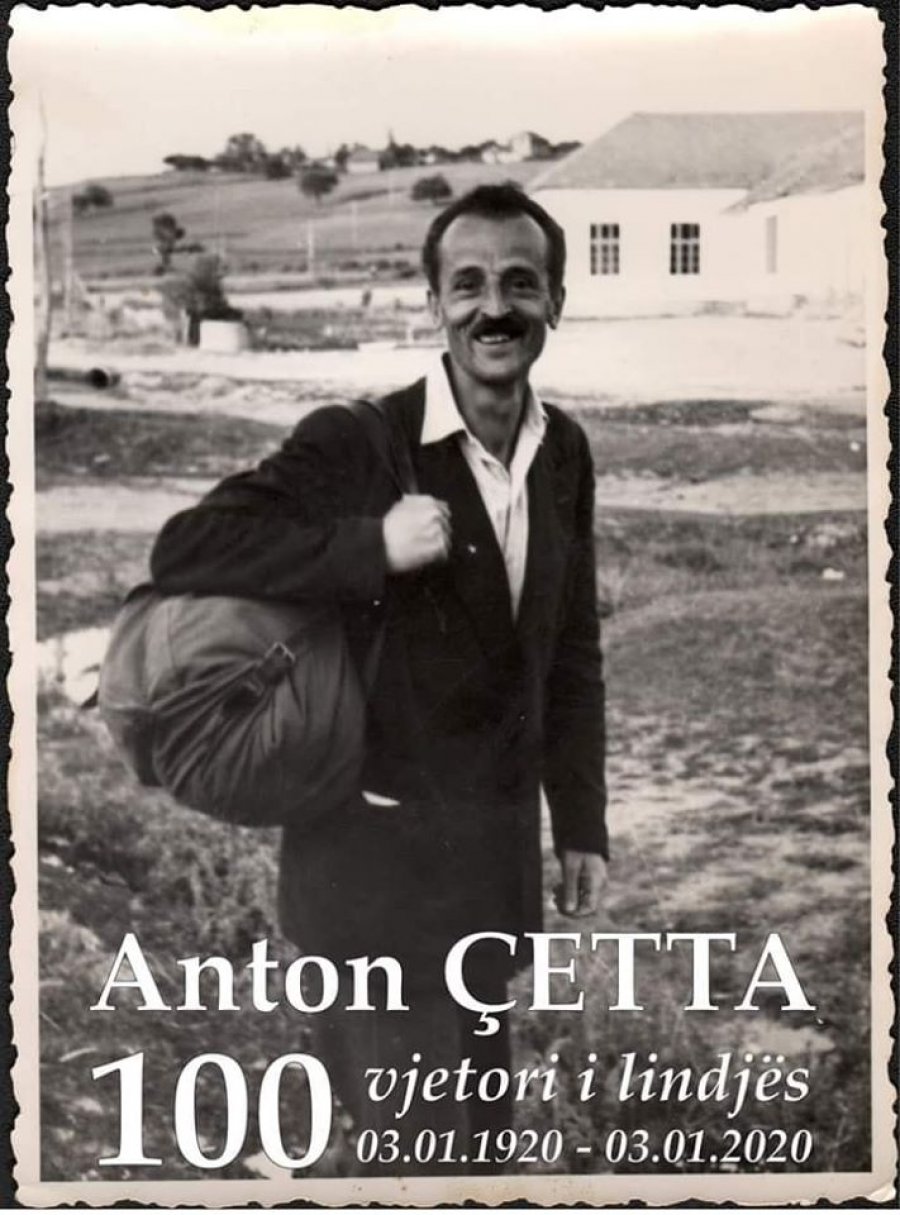 100 vjetori i lindjes i pajtuesit Anton Çetta