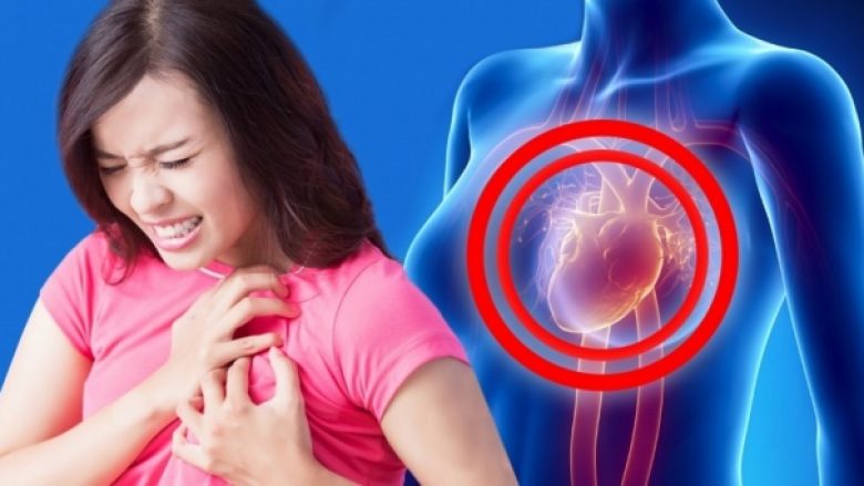 Pesë simptomat e sulmit në zemër që ndodhin vetëm tek gratë