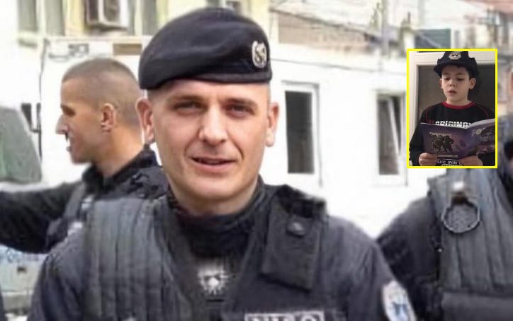 Emocionuese: I biri i kushton poezi policit Sami Thaçi që ra në krye të detyrës