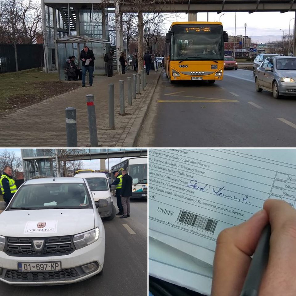 Kujdes! Inspekcioni i gjobit veturat që parkohen në stacione