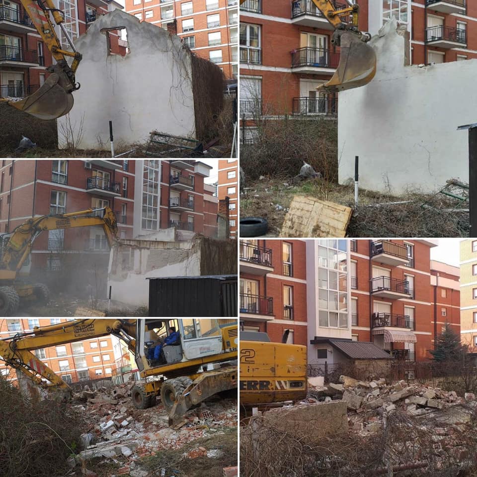 Rrënohet një objekt i rrezikshëm nga vjetërsia në Prishtinë