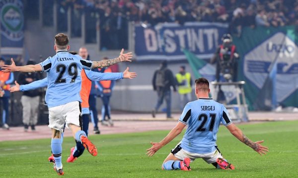 Lazio e mund Interin me përmbysje dhe e zbret në pozitën e tretë, një pikë prapa Juves