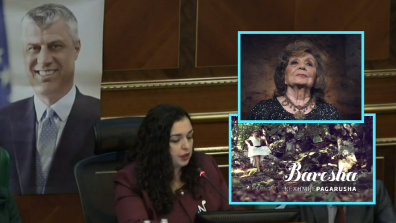 Skandal: Në Kuvend transmetohet kënga e Nexhmije Pagarushës, të cilën ajo kërkoi të mos lëshohet