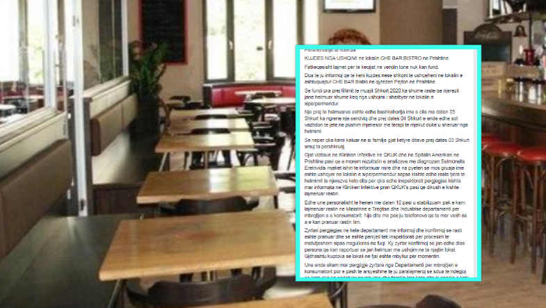 Restoranti në Prishtinë helmon një grua, burri i saj lajmëron rastin në ministri