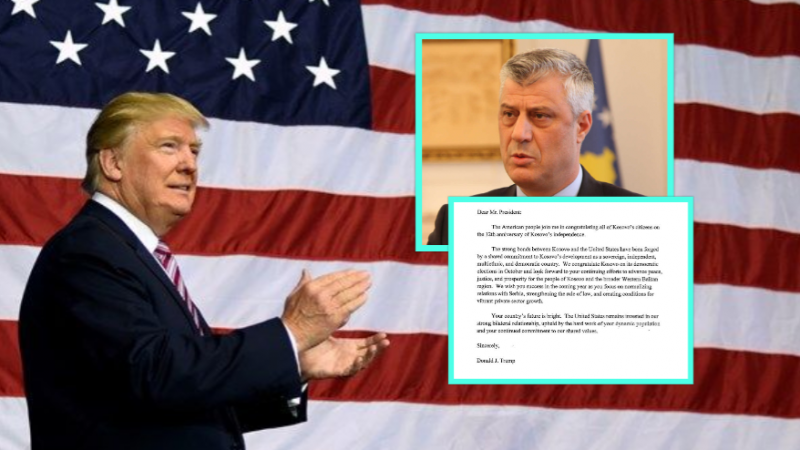 Publikohet letra e Trumpit për Thaçin dhe kërkesat e tij për Kosovën