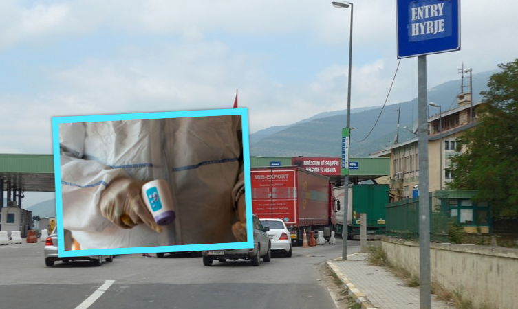 Koronavirusi: Kontrolle në pikën kufitare Kosovë-Shqipëri