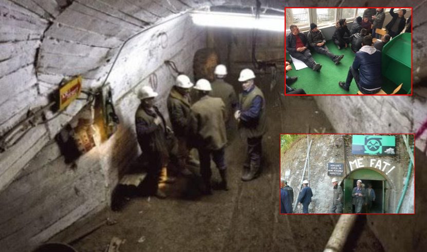 Hyjnë në grevë 50 minatorë në horizontin e 11-të të Trepçës