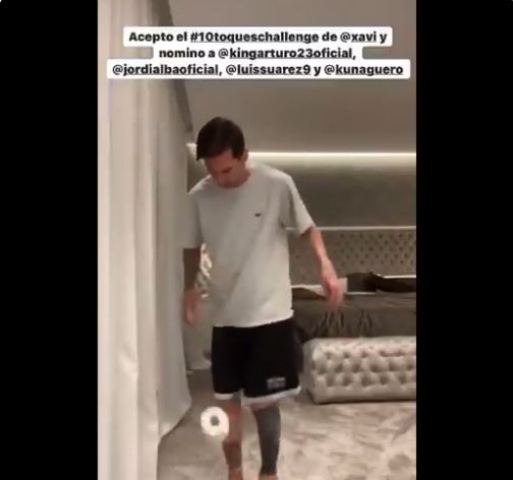 Përpos me top, Messi bën lëvizje magjike edhe me letër higjienike