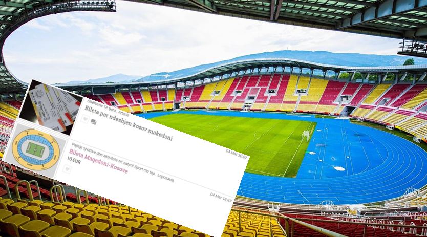 Biletat e ndeshjes Maqedoni – Kosovë dalin në shitje në ‘MerrJep’