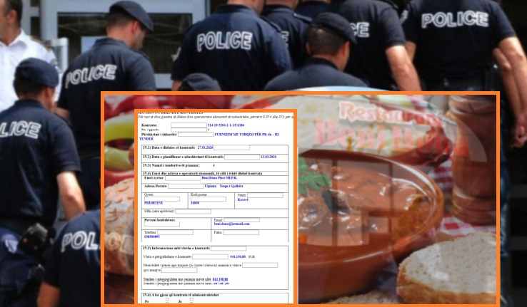 Policia shpenzon afër 1 milion euro për furnizim me ushqim