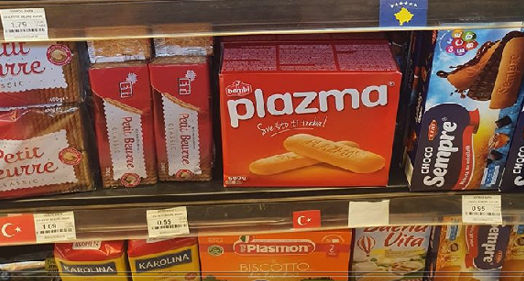 Heqja e taksës mbush marketet me plazma keksa, shiten me flamur të Turqisë