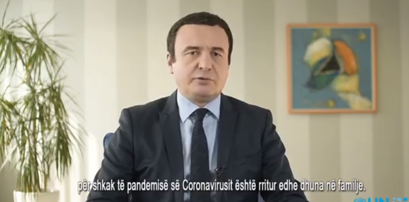 Kurti me video-mesazh: Izolimi në shtëpi, ka rritur numrin e rasteve të dhunës në familje