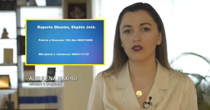 Haxhiu: Këta janë tre numrat që përgjigjen 24 orë për ju në rast të dhunës në familje