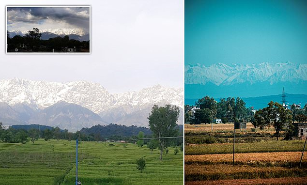 Ulja e ndotjes gjatë epidemisë; Himalajet shihen për herë të parë nga India 200 km larg