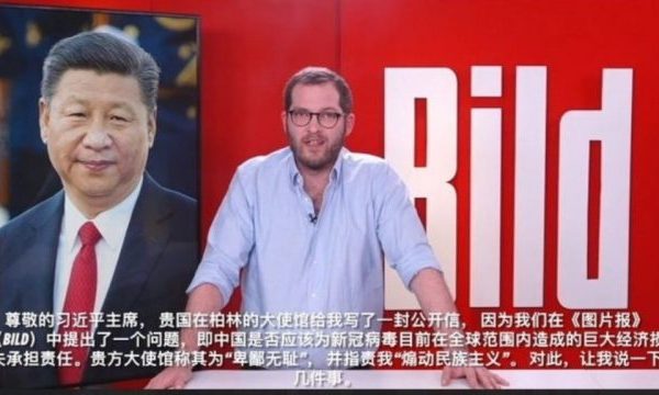 E përditshmja gjermane “Bild”,i kundërpërgjigjet  ashpër presidenti kinez, Xi Jinping