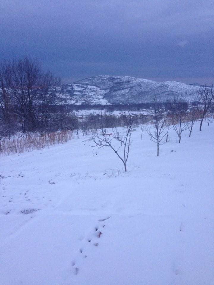 Kjo pjesë e Kosovës mbulohet nga bora