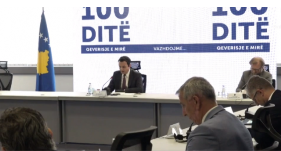 Kurti prezanton punën e Qeverisë: Në 100 ditë kemi marrë 192 vendime
