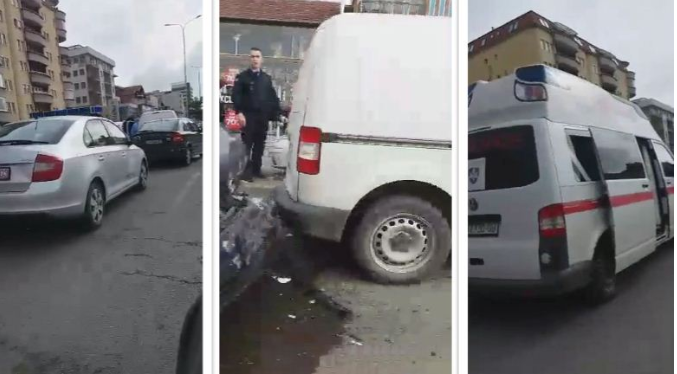 Aksident trafiku në Fushë-Kosovë, ka të lënduar