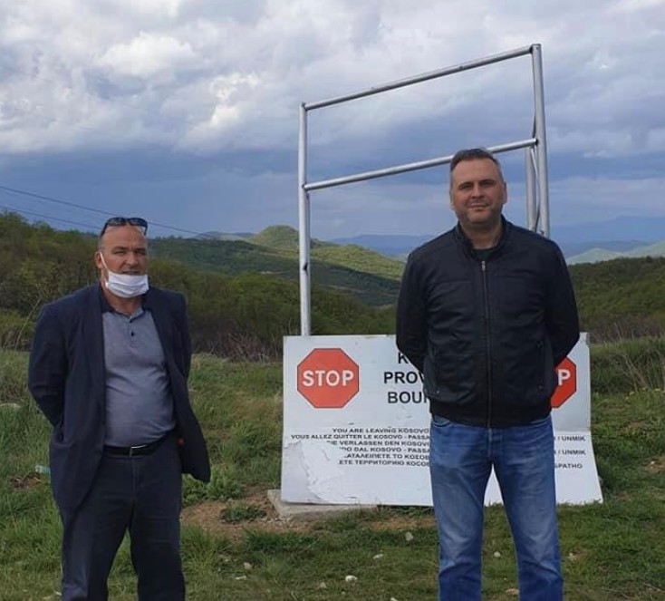 Bulliqim e Bajqinovci vizitojnë zonën kufitare Kosovë-Serbi