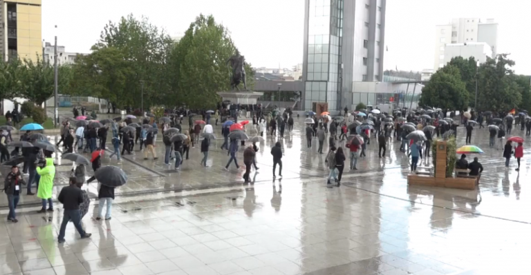 Nis “provë-protesta” e Vetëvendosjes