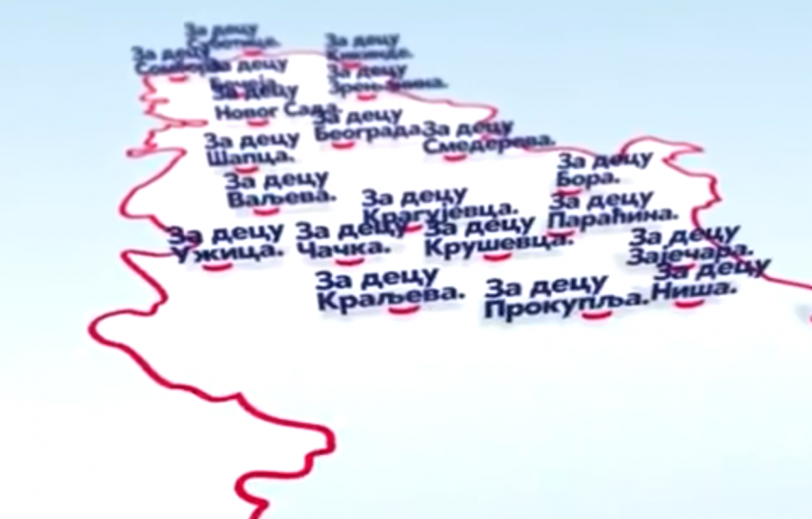 Spoti i ri zgjedhor i partisë së Vuçiqit, pa Kosovën në hartë, nxit reagime të shumta në Serbi