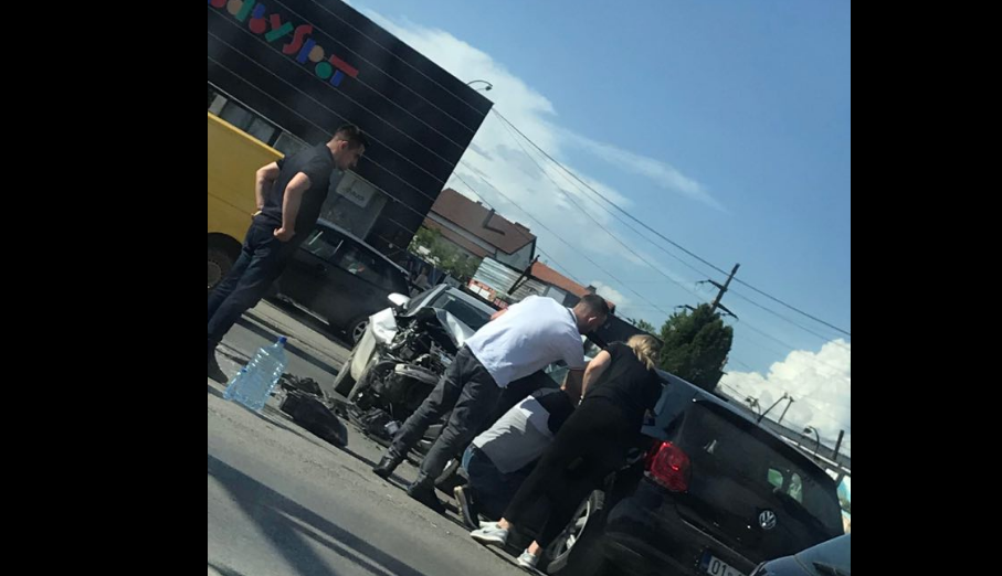 Aksident i rëndë në qendër të Prishtinës
