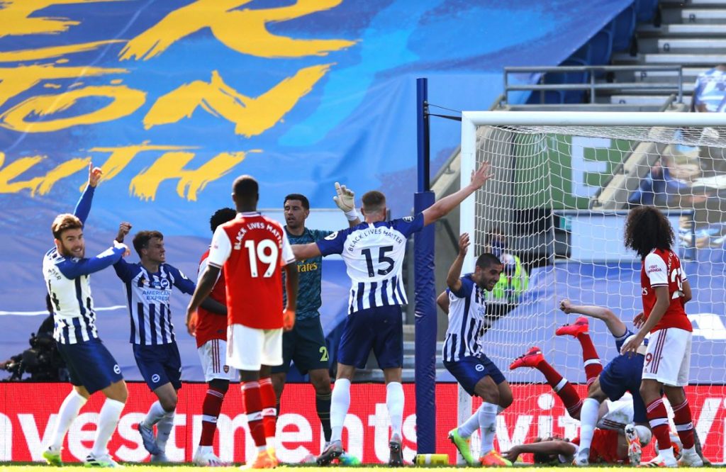 Brighton shkakton befasi, e mposht me përmbysje rezultati Arsenalin