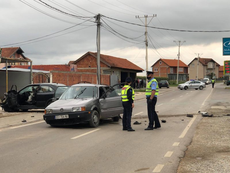 Pesë persona të lënduar nga aksidenti në Lipjan
