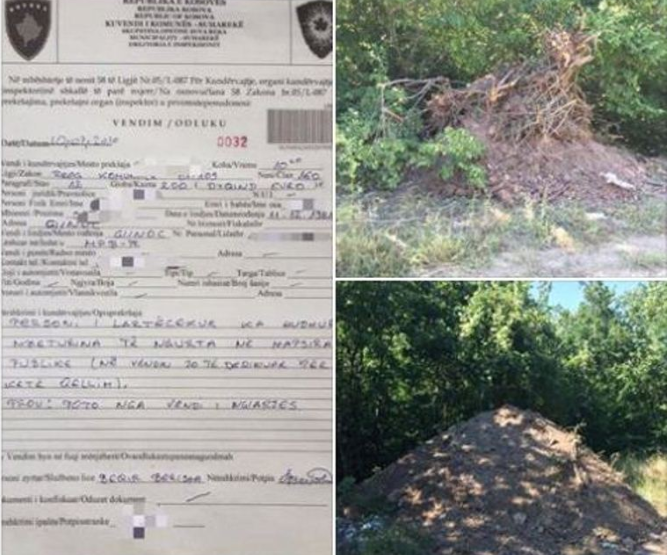 Dënimi i dytë brenda ditës, 200 euro për hedhjen e mbeturinave në hapësira publike