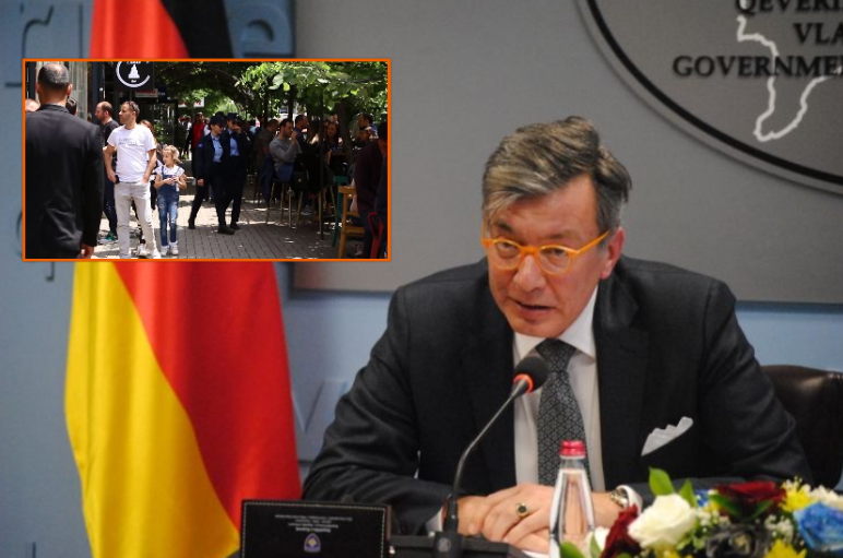 Ambasadori gjerman irritohet nga mosrespektimi i masave nëpër kafenet e Kosovës
