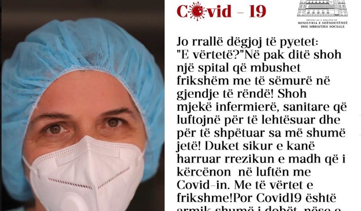 Mjekja apel qytetarëve: Vendosni maskat, spitali po mbushet me të sëmurë’