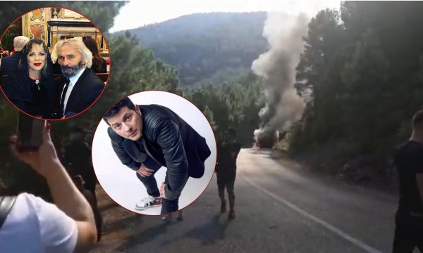U digjet vetura në rrugë, brenda ishin Hetem Ramadani, Inva Mula, Ermal Mamaqi, shpëtojnë mrekullisht