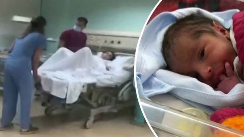 Gruaja lind foshnjën në momentin e shpërthimit në Bejrut, bashkëshorti i saj filmon gjithçka